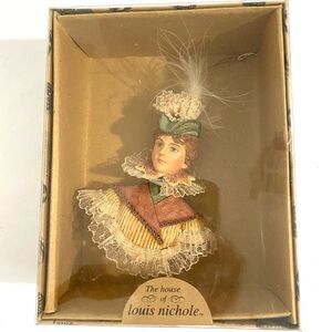 Vintage Kurt Adler Louis Nichole NIB Victorian Lady Christmas Ornament